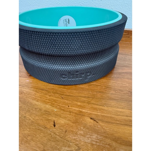 Chirp Other - Chirp Wheel+ 6 Inch Deep Tissue Back Roller Teal Black Yoga Foam Muscle Relief